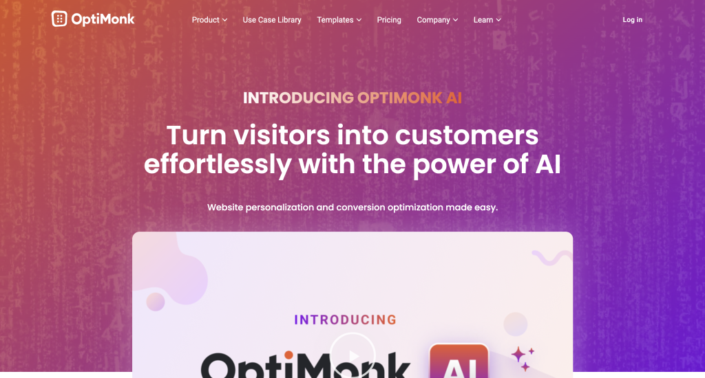 Optimonk ai for ecommerce